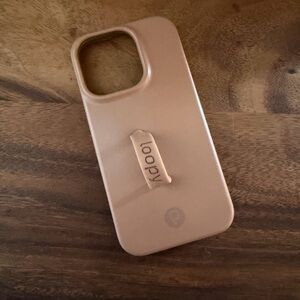 iPhone 14 Pro Loopy Case Saddle Brown